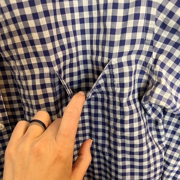 Billy Reid Checked Plaid Button Down Shirt - Picture 11 of 12